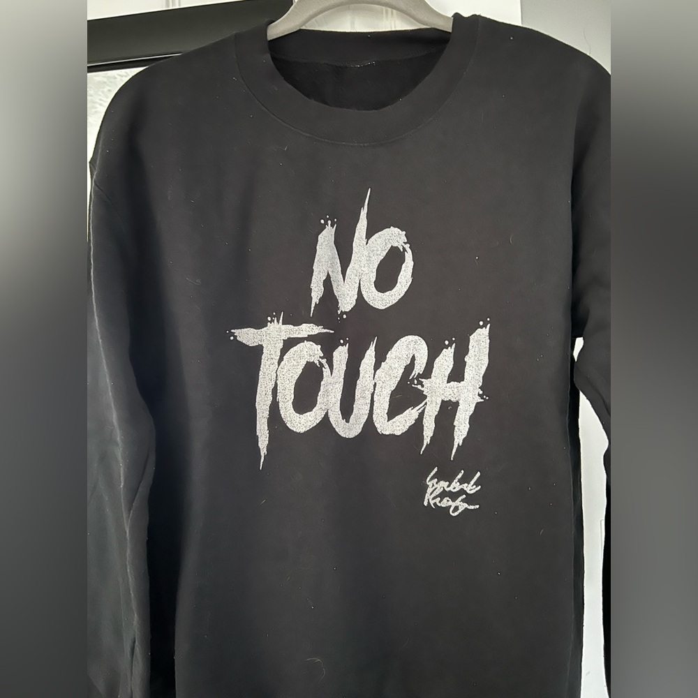 Black 'No Touch' Sweatshirt